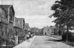 Dr. Schaepmanstraat vanaf de Achtergracht.
<br/>
Foto Historische Kring Weesp., 1930